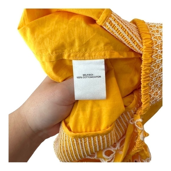 Tanya Taylor Austin Top in Marigold Size 4 - Picture 4 of 7